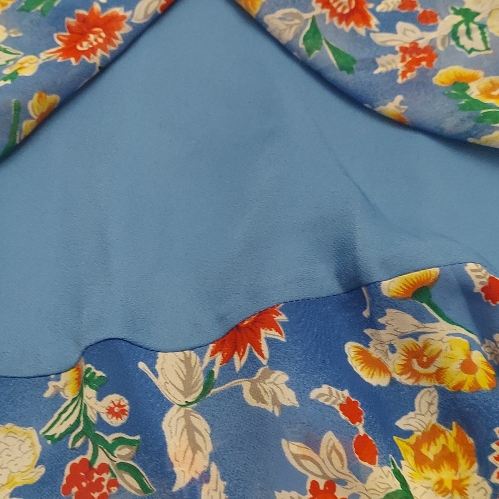 LAUREN RALPH LAUREN Floral Multi-Tiered Ruffle A-Line Skirt NWT 14 Grandmacore - Picture 12 of 13